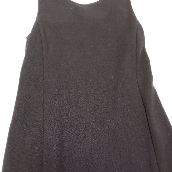 Eileen Fisher Black Sleeveless Viscose Blend Pull-on Dress, Size Medium - Picture 5 of 15